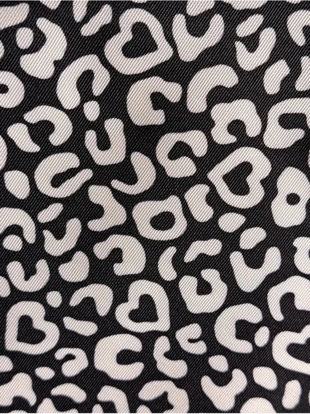 Kate Spade Black & White Nylon Leopard Print Purse - Picture 6 of 6